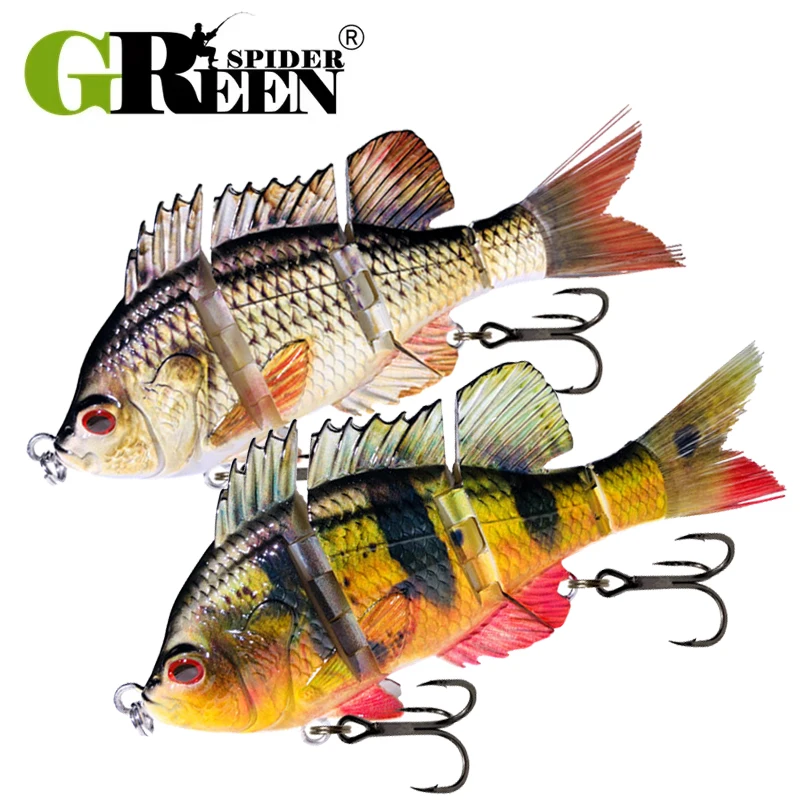 GREENSPIDE 150mm 45g Angeln Köder Jointed Sinking Wobbler Für Hecht Swimbait Crankbait Forelle Bass Angeln Zubehör Tackle köder