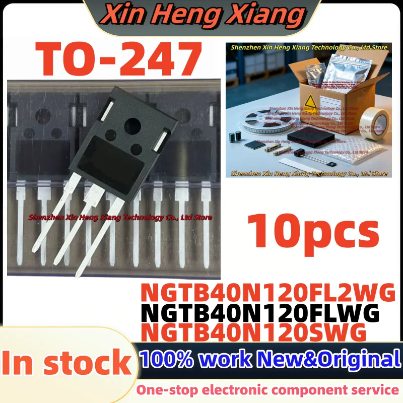 (10Pcs) NGTB40N120FL2WG 40N120FL2 NGTB40N120FLWG 40N120FL NGTB40N120SWG 40N120S TO-247 40A1200V