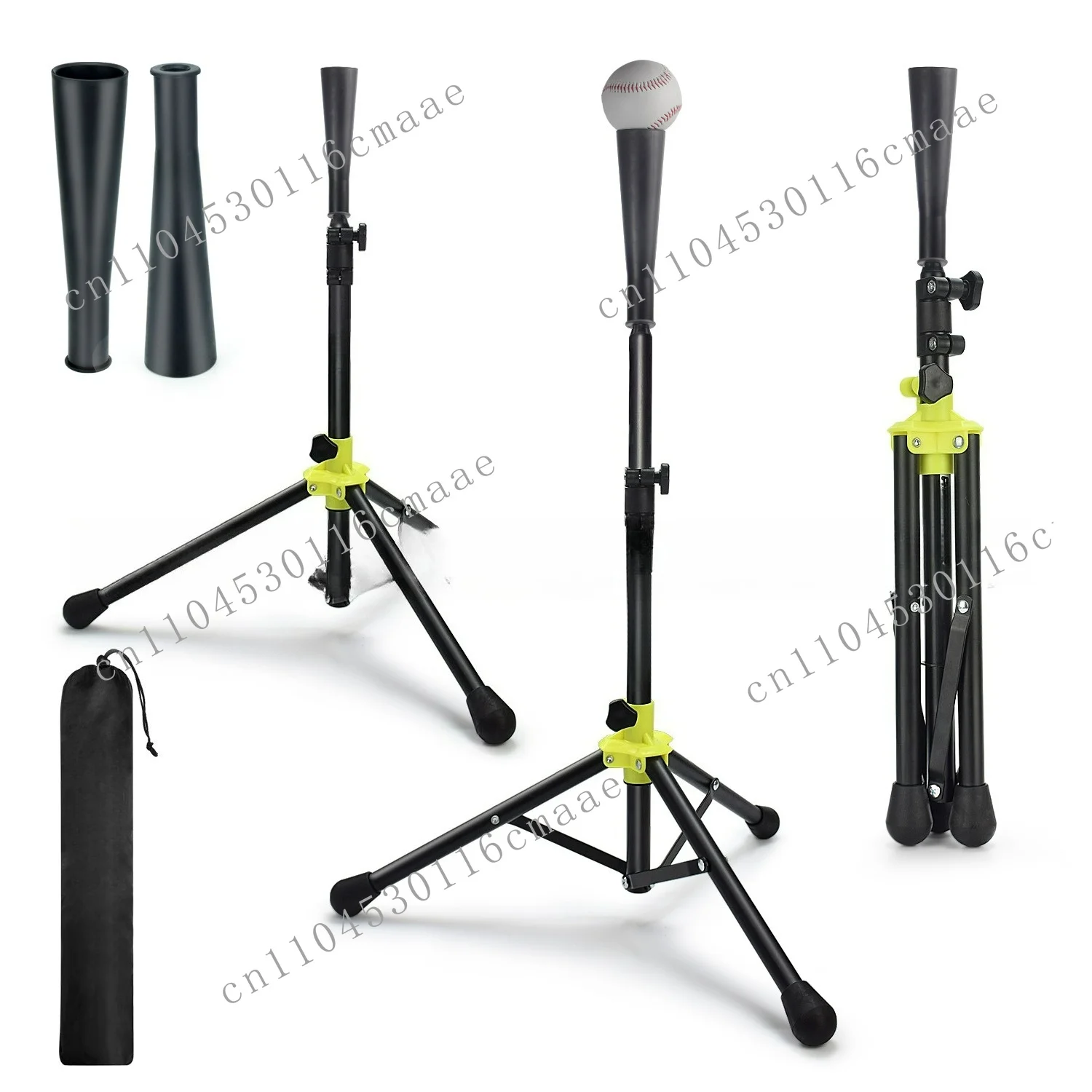 Adjustable Tall Baseball Softball Strike Trainer Baseball Practice T-Seat Softball Strike T-Rack Portable and Movable