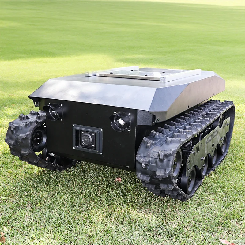 Customizable High-Speed Offroad All-Terrain Robotic Tins-13 Industrial Snowmobile Swamp Tracked Platform with Rubber Track