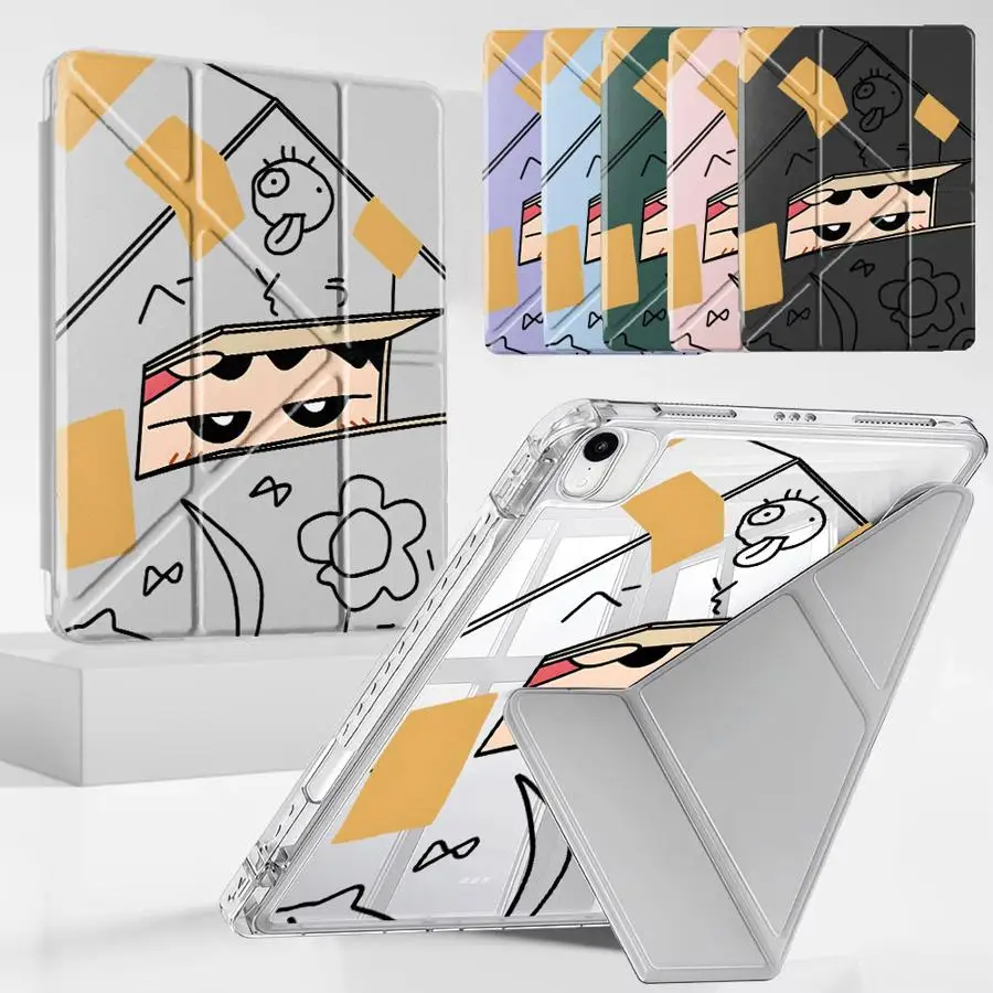 

Чехол-подставка Y-Fold для планшетов iPad Pro 11-го, 10-го, 9-го, 8-го, 7-го поколений, 12.9 дюймов, Mini 6, 7, Pro 2025, Air 4, 5, M3, M2, 1, 2, M4, 11 дюймов, Crayon