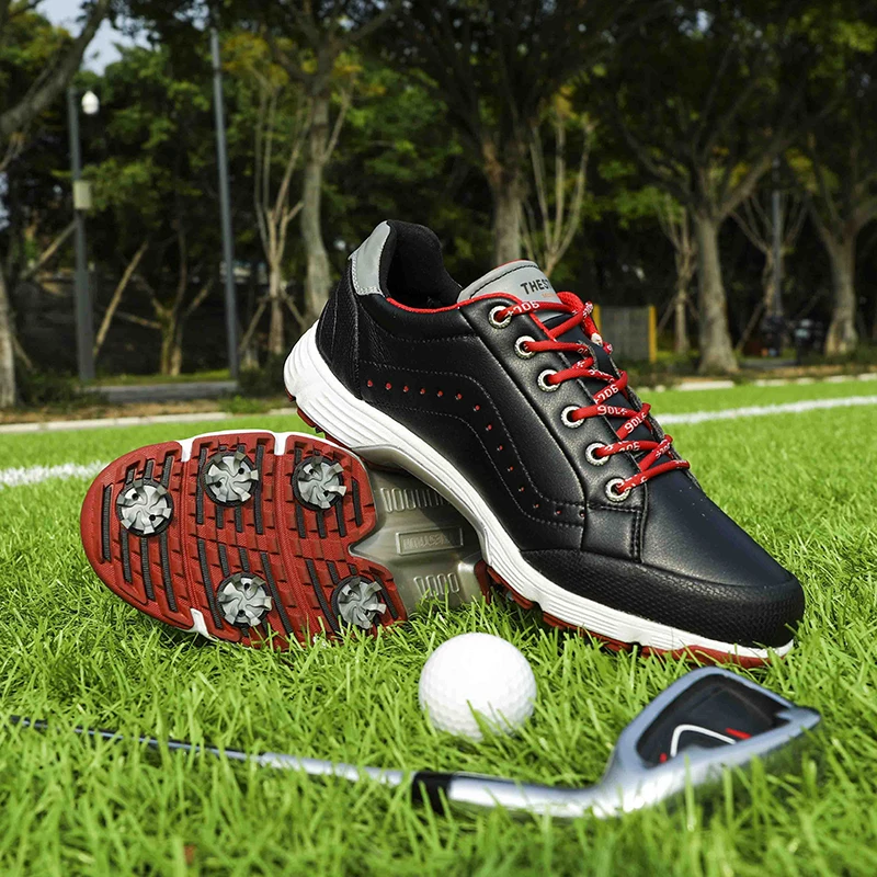 

Golf Shoes Men Exercise Comfortable Luxury Cushioning Shoes for Golfing Male Sneakers Non Slip