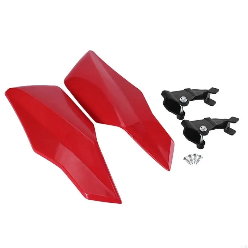 M76E Dirt Bike-Lenkerschutz-Set mit Hartschalenabdeckungen und Montageteilen – Detail 7