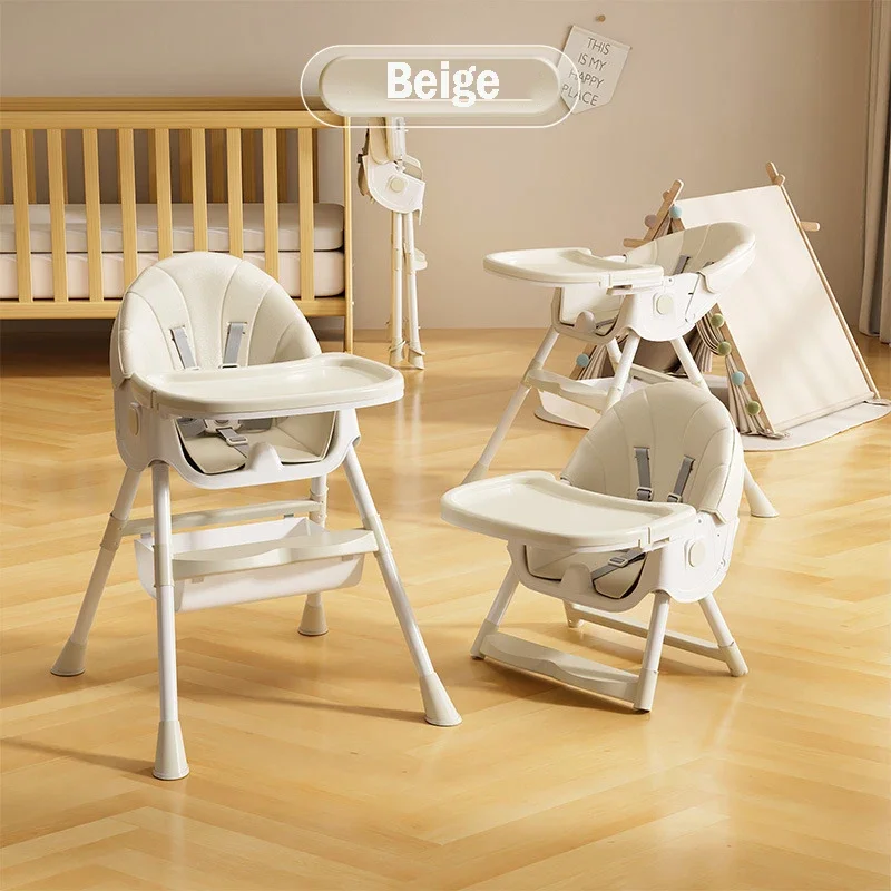 

Baby Dining Chair Children Multifunctional Foldable Dining Table And Chair Kid Adjustable Portable Feeding Chair