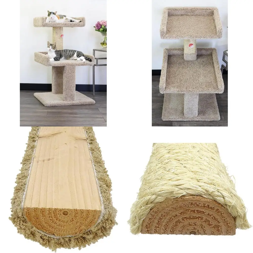 جثم واسع للقطط الكبيرة - شقة قطط ممتازة للراحة والأناقة #1