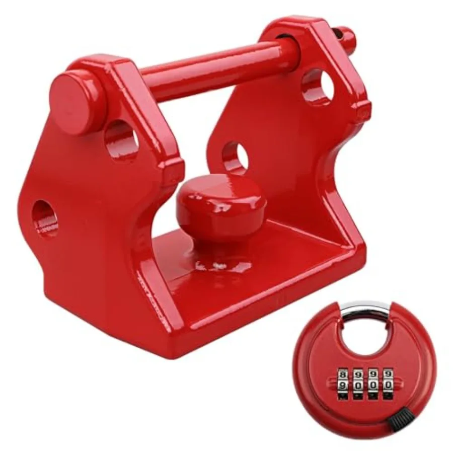 HQPASFY Trailer Hitch Lock with Combination Lock Trailer Coupler Lock with Pin Coupler Lock Model Tl-33 Trailer Lock Fits Over