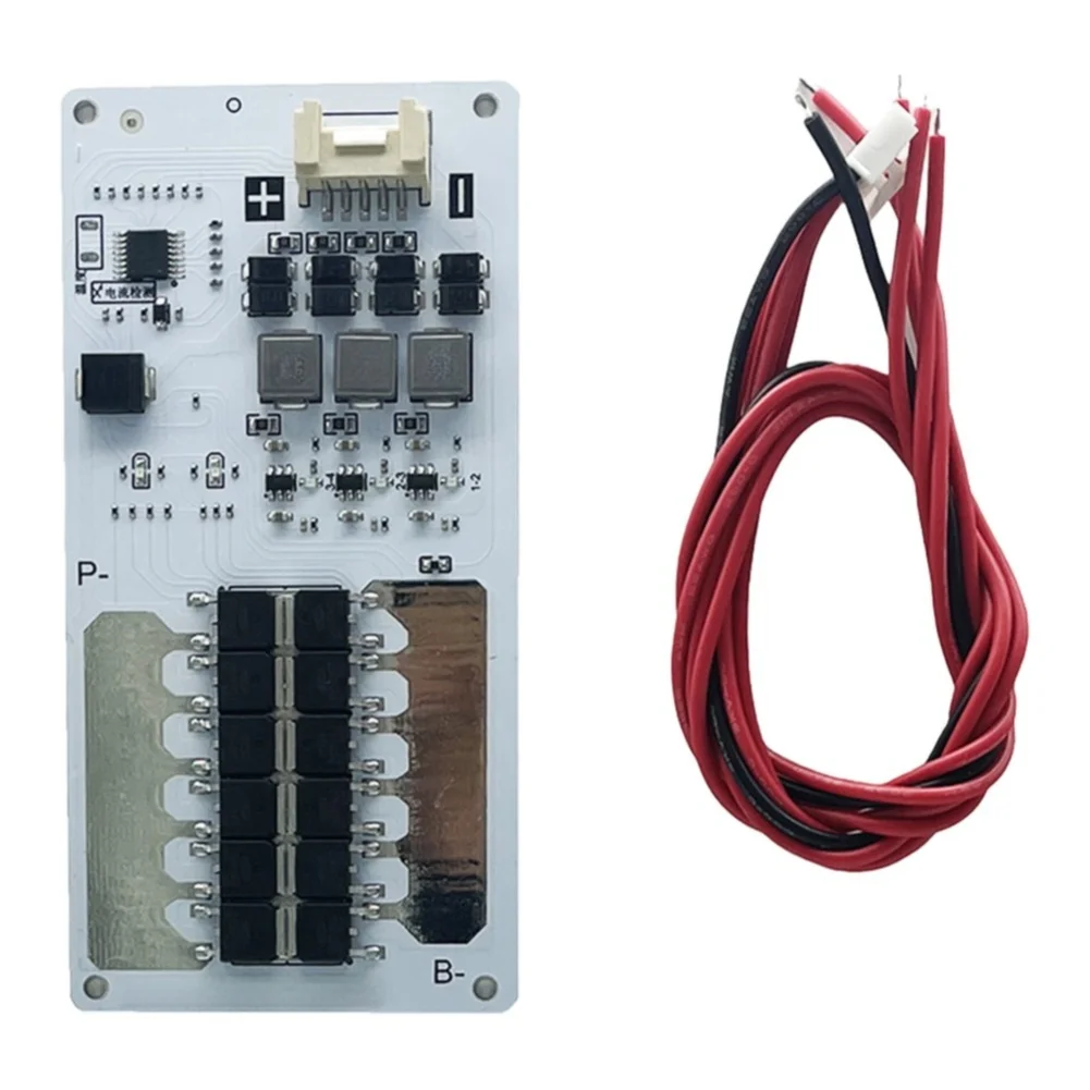 For LiFePO4 4-String Protection Board with for Active Balancing Support and Protection Against Overcurrent Short Circuit