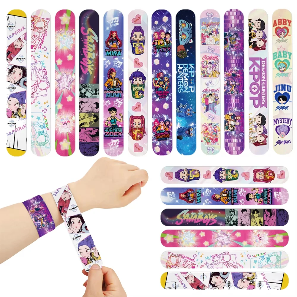 Anime Movie Kpops Demons Hunte Stamps Party Favors Seal Stamps Gifts Bag Kids Classroom School Rewards Prizes Birthday Party Gif image 3