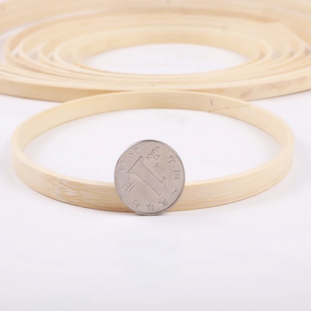 

10Pcs Bamboo Embroidery Hoops DIY Cross Stitch Craft Tools for Needlework Quilting Home Decor 30cm DIY Embroidery Hoop