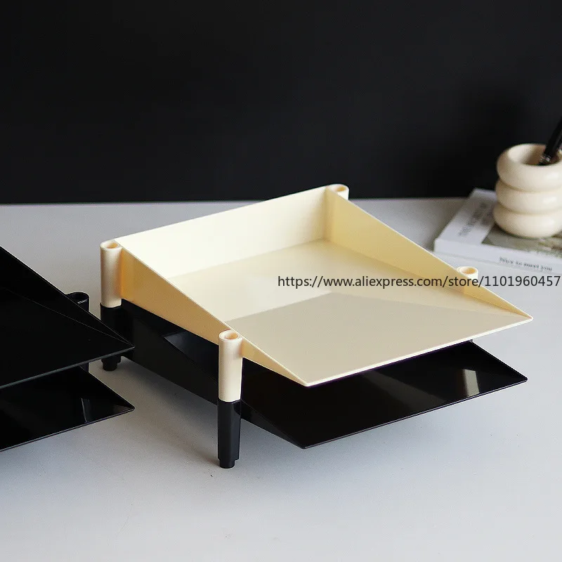 سطح المكتب كومة تخزين القرطاسية أشتات A4 قسائم الورق لتخزين مكاتب Oddice وثيقة رفوف متعددة الطبقات