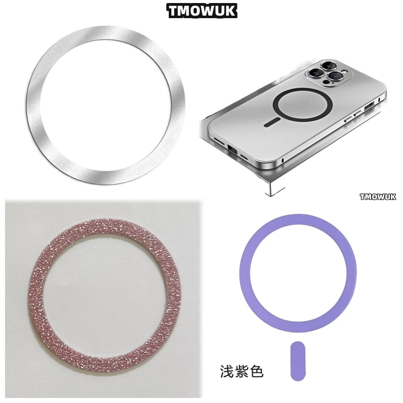 

For OPPO Reno 6 12 10 Pro Find N X3 X8 Ultra Magsafe Ring, Magnetic Sticker Enhances Wireless Charging.