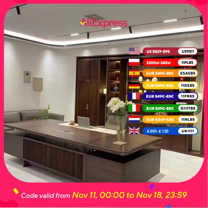 

Funny Strong Storage Office Desk Desktop Writing Large Modern Office Desk Organizer Height Wooden Mesa De Escritorio Furniture