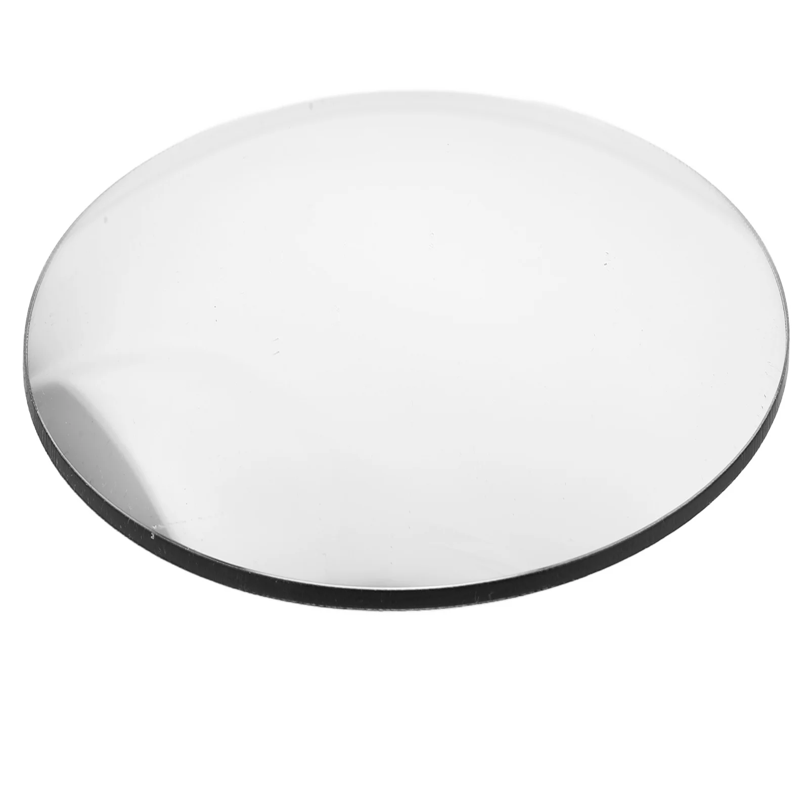 Round Black Mirror Wall-mounted Mirrors Road Security Convex Garage Wide-angle Lens Office