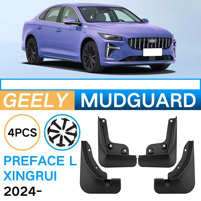 Mudguards For Geely Preface L Xingrui 2024 Car Tire Fender Replacement Car Accessories