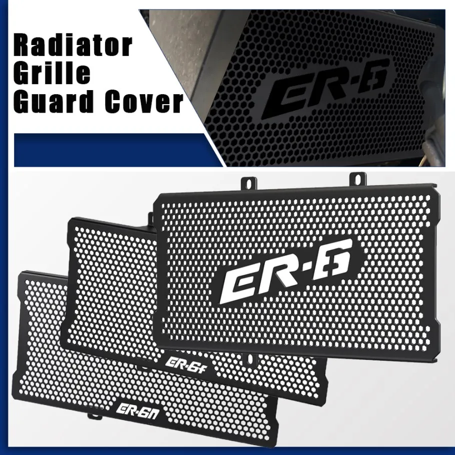 

Motorcycle ER-6N ER-6F Radiator Grille Guard Cover Protector For Kawasaki ER6N ER6F ER 6 N F 2006 2007 2012 2013 2014 2015 2016