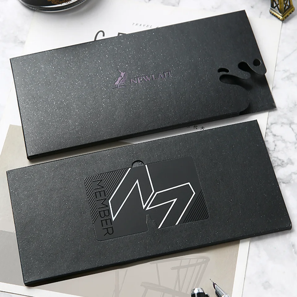 Luxury Business Card Shopping VIP Card Packaging Box Logo Customization VIP Membership Card Envelope Packaging Box