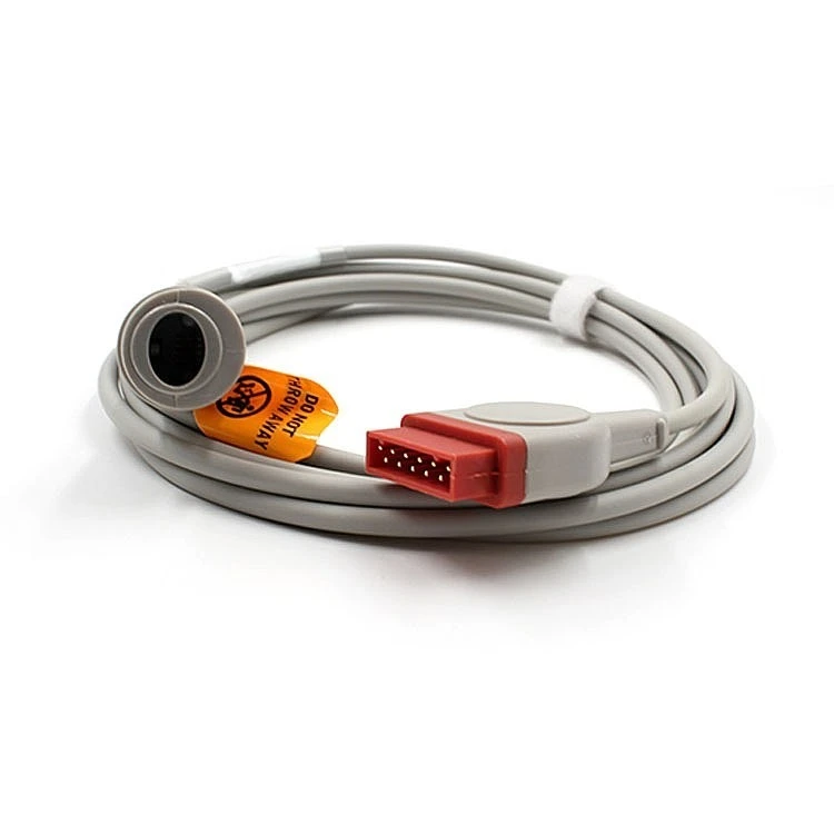 For GEsIBP Invasive Bloods Pressure Adapter Cable Medical Pressure Transducer Connection Extension Wire