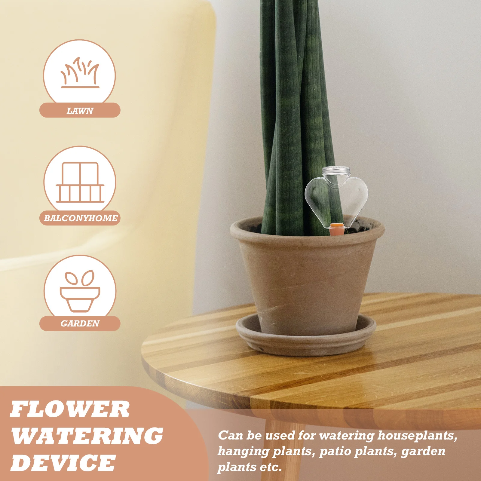 

Automatic Watering Device Self Watering Bulb Transparent Plastic Irrigation Tool For Garden Plants Flower Pot Greenhouse Water