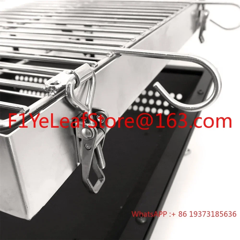 Easy Charcoal Flip Folding BBQ Grills New Portable Camping