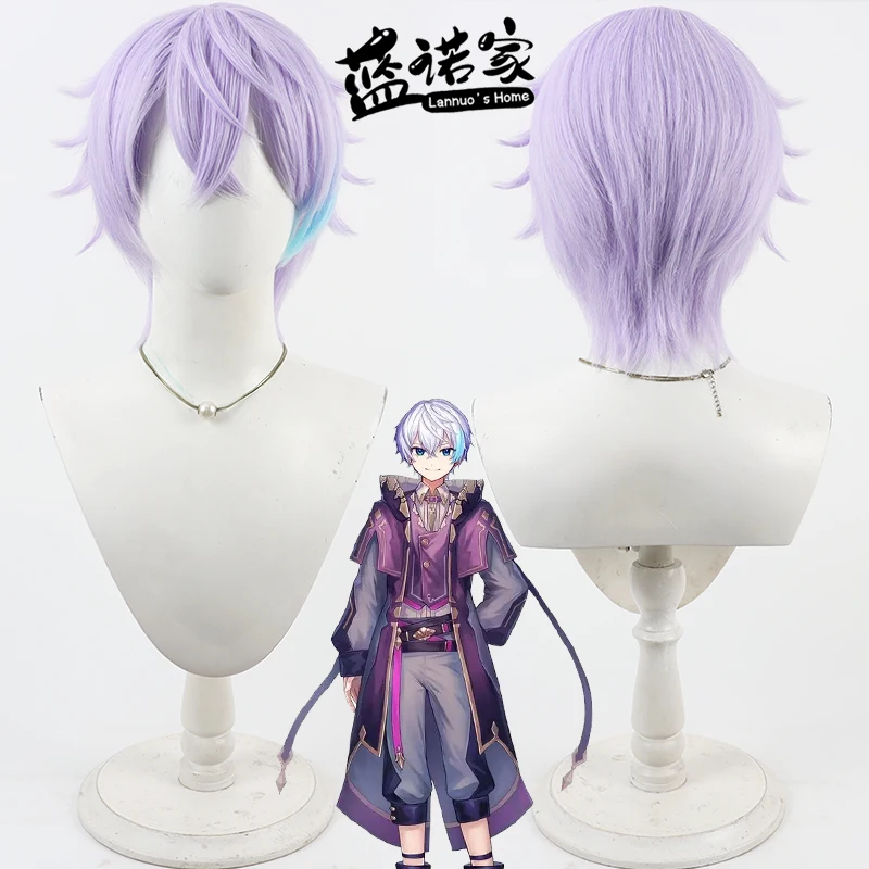 

Virtual YouTube Vtuber Mizuki Ryukaku Cosplay Wig Halloween Carnival Party Props Synthetic Hair Heat Resistant Fiber + Wig Cap