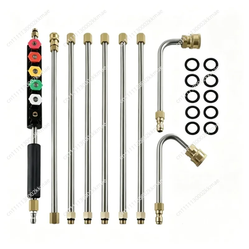 Pressure Washer Extension Rod Power Washer Gutter Cleaning Tool Telescoping Replacement Gun Window Cleaning Nozzles 9 Pack