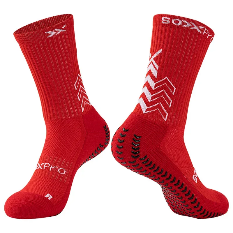 Socks Basketball 2022 Anti-slip Football Soccer Men Women Tennis Non-slip Sport Socks Mid Calf Grip Cycling Riding Socks