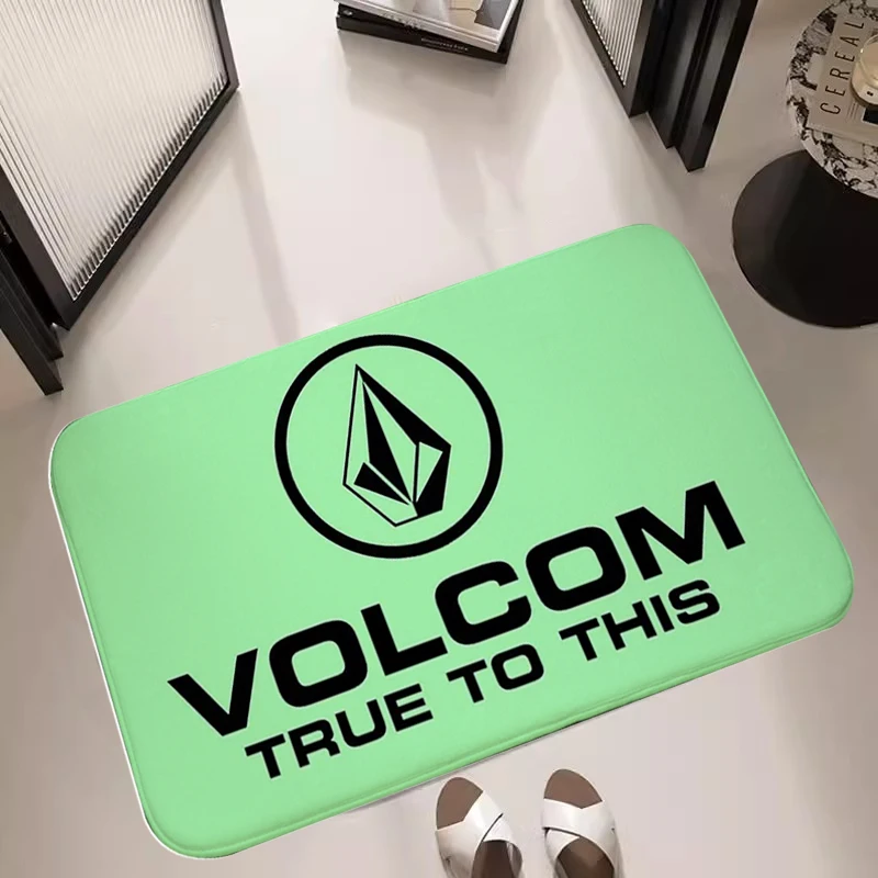 Welcome Entrance Door Mat Volcoms Living Room Rug Kitchen Bathroom Area Rugs Absorbent Bath Mats Doormat Non-Slip Player Mats