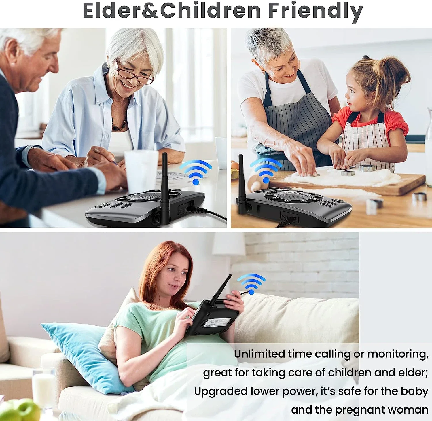 اتصال داخلي لاسلكي S600 للأعمال والمنزل - منخفض التكلفة من المصنع مباشرة، نظام اتصالات متعدد القنوات بدون خياطة، 6 عبوات #6