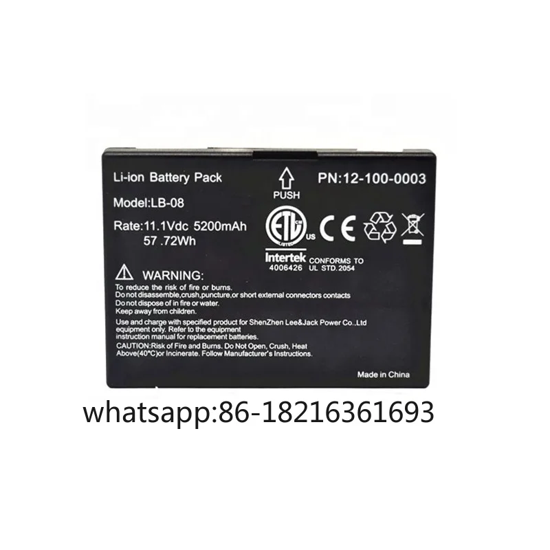 12-100-0003, LB-08 Battery for Biolight A5, A6, A8, Q3, V6 New, Origianl