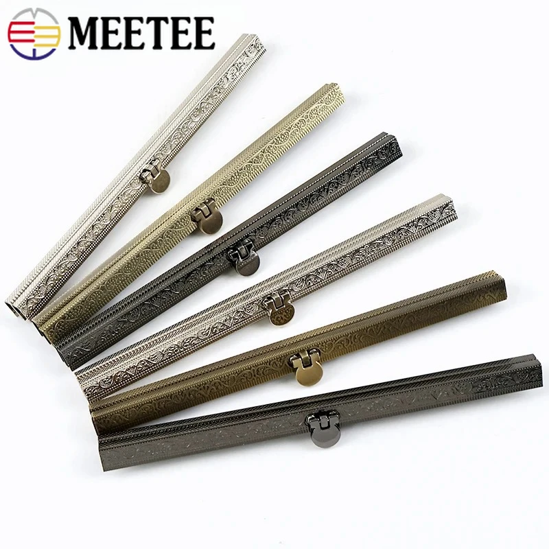 

2Pcs 19cm Purse Frame Metal Lock Buckles Wallet Kiss Clasps Clutch Handles Buckle Handbag Locks Sewing Brackets Bags Accessories