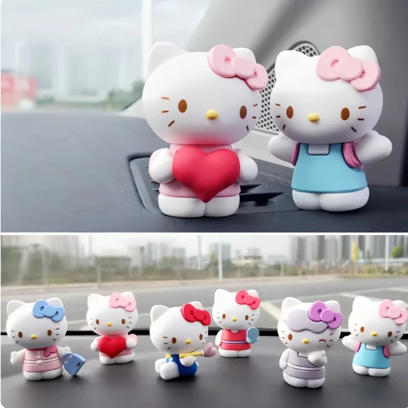 

Новинка в наличии: Коллекционная фигурка Hello Kitty в стиле милой девушки, сюрприз-бокс, ручная работа, украшение для рабочего стола, подарок на день рождения, сувенир