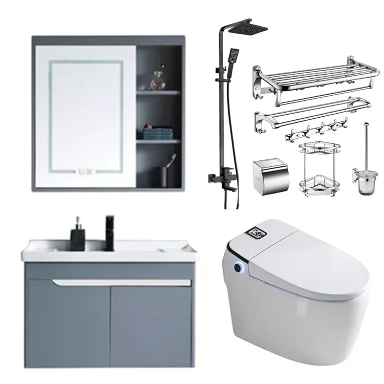 

One Stop Shopping Toilet and Sink Combined Bathroom and Shower Bathroom Accessories
