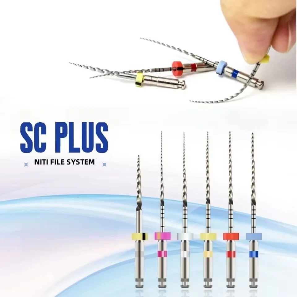 6Pcs/Box SOCO PLUS SC Plus Activated Root Canal File Dentist Tools Endodontic Files Rotary Files
