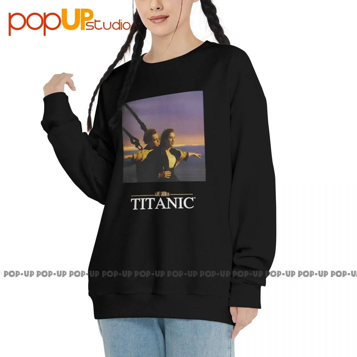 Titanic Rose Jack Leonardo Dicaprio Movie Promo V9 Sweatshirt Pullover Shirts Gift Design Classic Best Quality