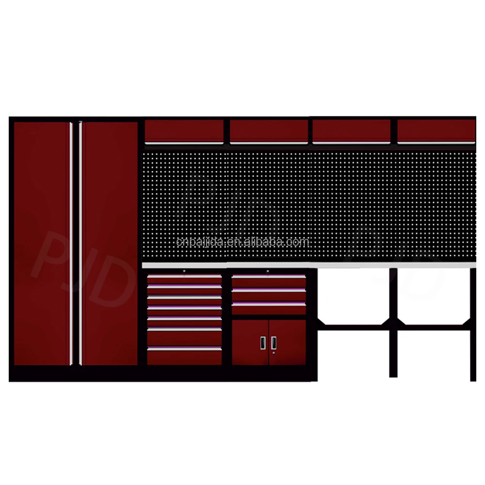 Hanging Tool Cabinet Workstation Module Cabinet With Pegboard Tool Storage Workbench Garage Tool Storage Systems Wall CabinetATV