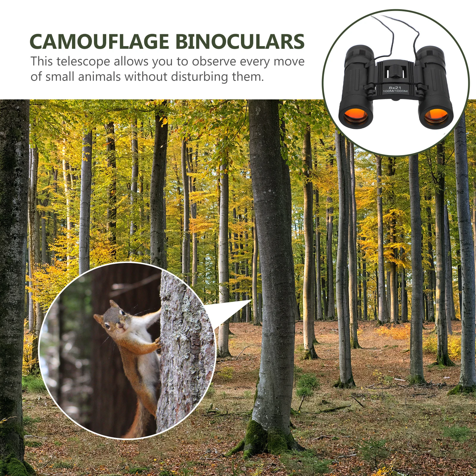 

Portable Compact Lightweight Waterproof For Bird Watching Travel Hiking Outdoor Night Vision Small Binocular