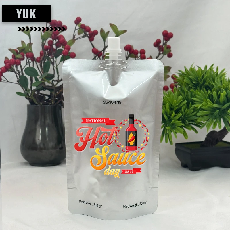 Aluminum Foil Disposable Beverage Packaging Bag Liquid Coffee Heated Frozen Storage Soup Seasoning Takeaway Packaging Bags