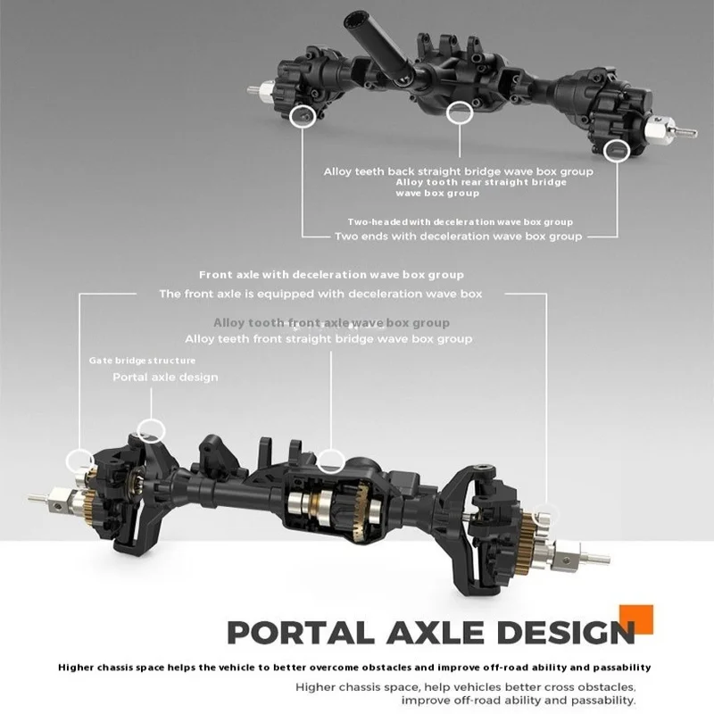 RC CAR 104010 1/10 Professional 2.4G Off Road 4WD Remote Control Cars With Light Large Electric Climbing For Adult Child Gift