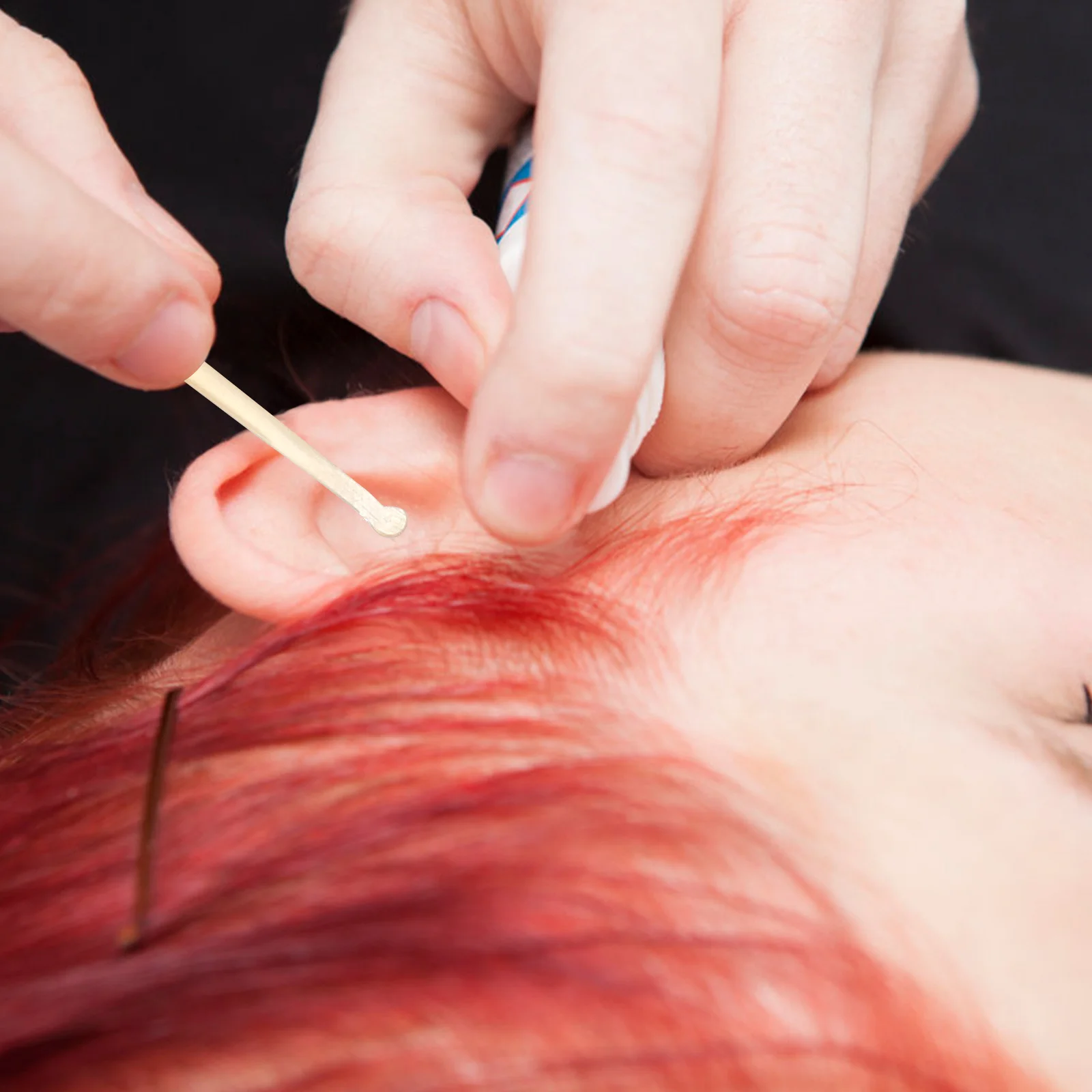 

5 шт., выборки из бычьего рога, длина 10 см, прочный, легкий, разные цвета, ремешок с кисточкой, легкая ручка, изысканное качество изготовления, личное ухо