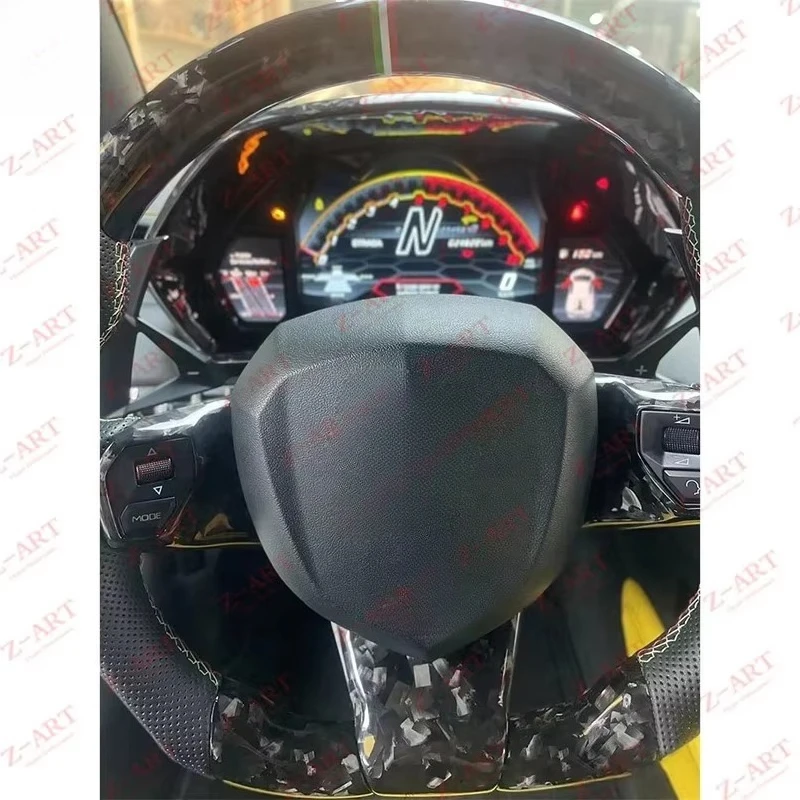 2013+ LP700 LP720 Dry Carbon Fiber Dashboard Cover for Aventador Dry Carbon Fiber Interior Trim Cover Kit