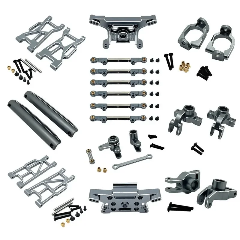 

FOR MJX Hyper Go 10208 V2 Little Monster Remote control car parts Metal upgrade parts kit Pack Cup C Seat Pull Rod Drive Shaft