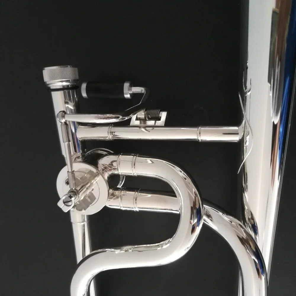 High Grade Bb/F Professional Tenor Trombone Brass Instruments with Good case