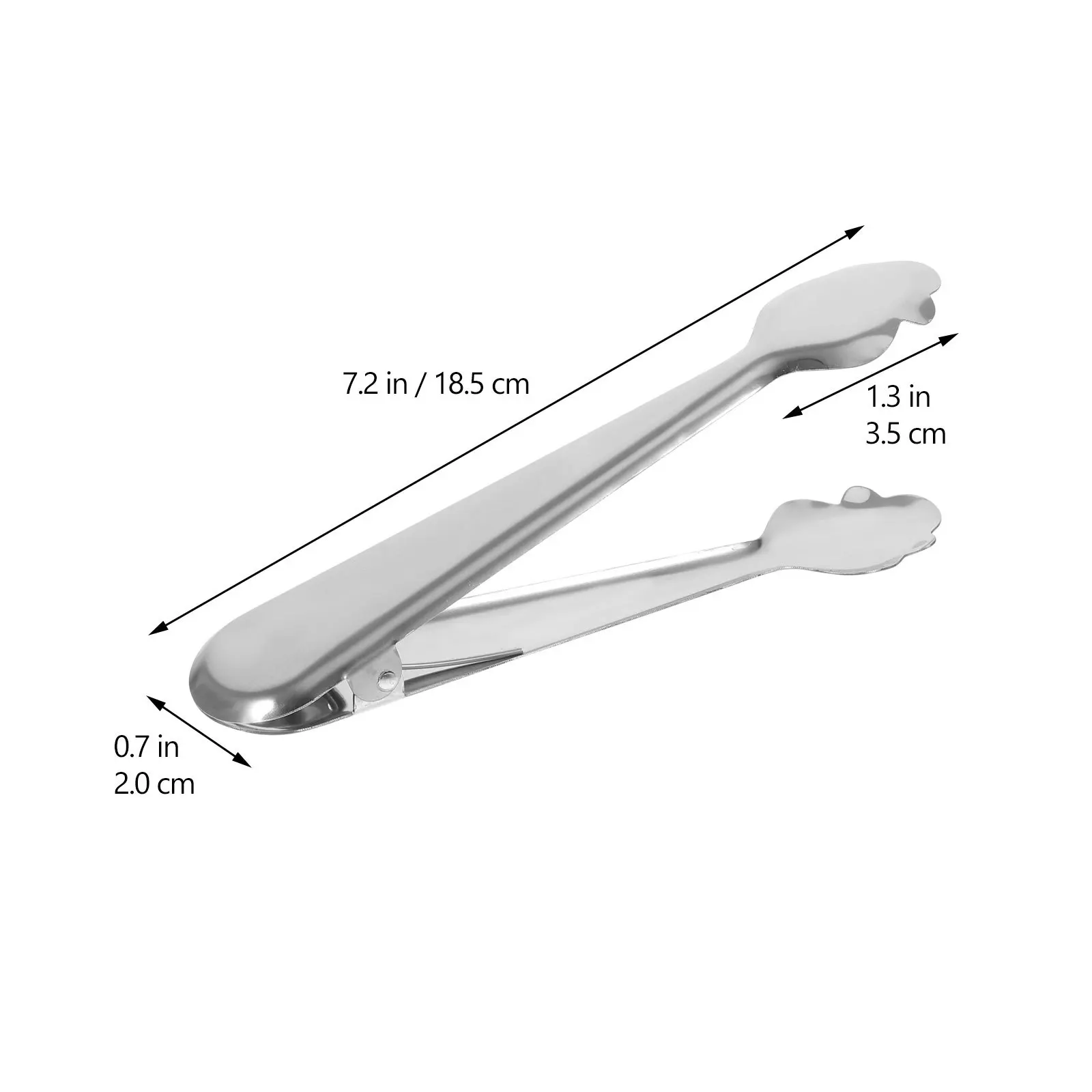 

Stainless Steel Food Tong 1Pcs Non Slip Bbq Grill Clip Practical Kitchen Serving Tool for Steak Bread Eggs