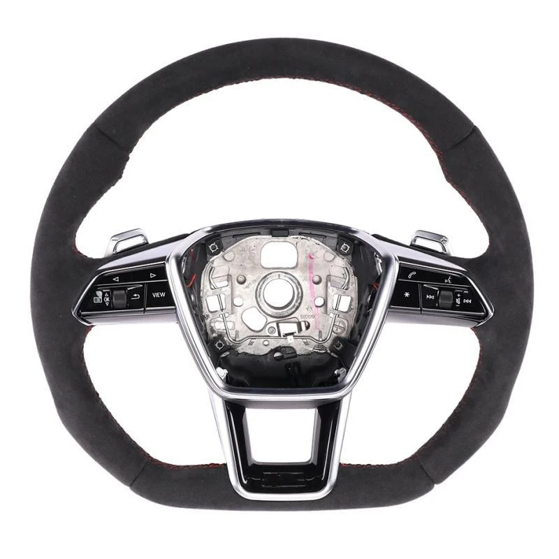 For Audi A4 S3 S5 8Y A6 C7 RS7 Full Alcantara material original steering wheel