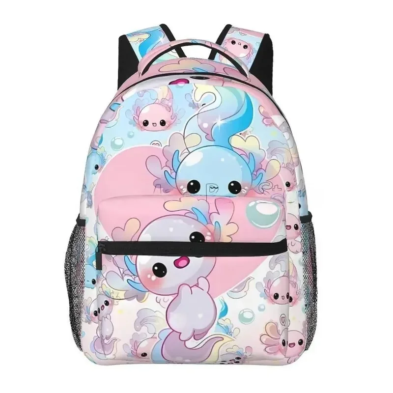 

The Axolotl Kawaii Classic Backpack for School Laptop Bags Student Bookbag Casual Daypack