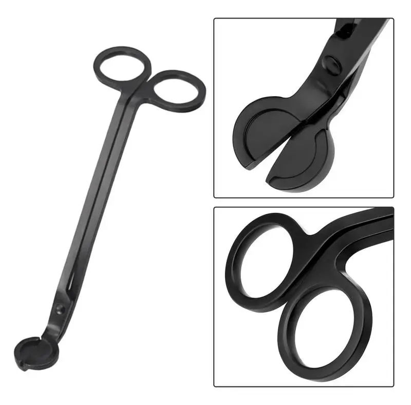 Candle Wick Scissors Stainless Steel Candle Trimmer Round Head Candle Core Shears For Candle Cutter Candle Wick Tools Supply