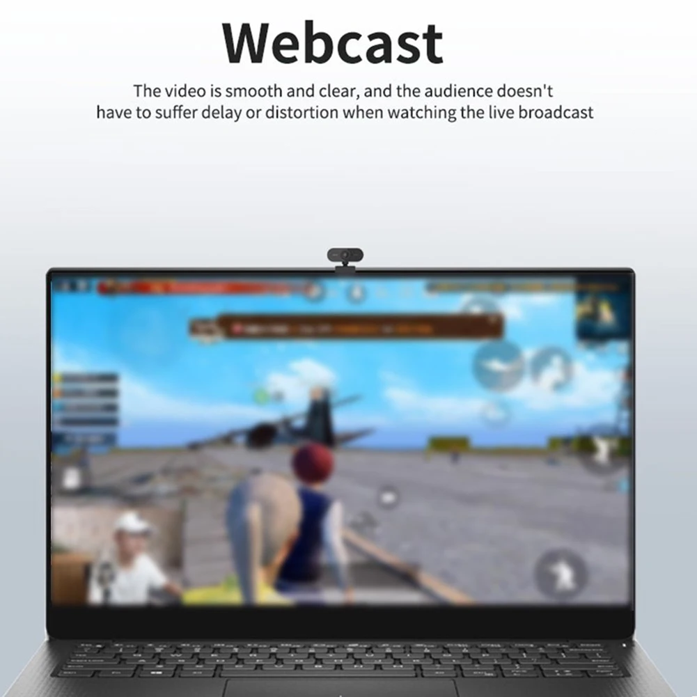 Веб-камера для ПК с микрофоном Веб-камера для встреч с автофокусом, без привода на 360 градусов для видеосъемки для настольного компьютера