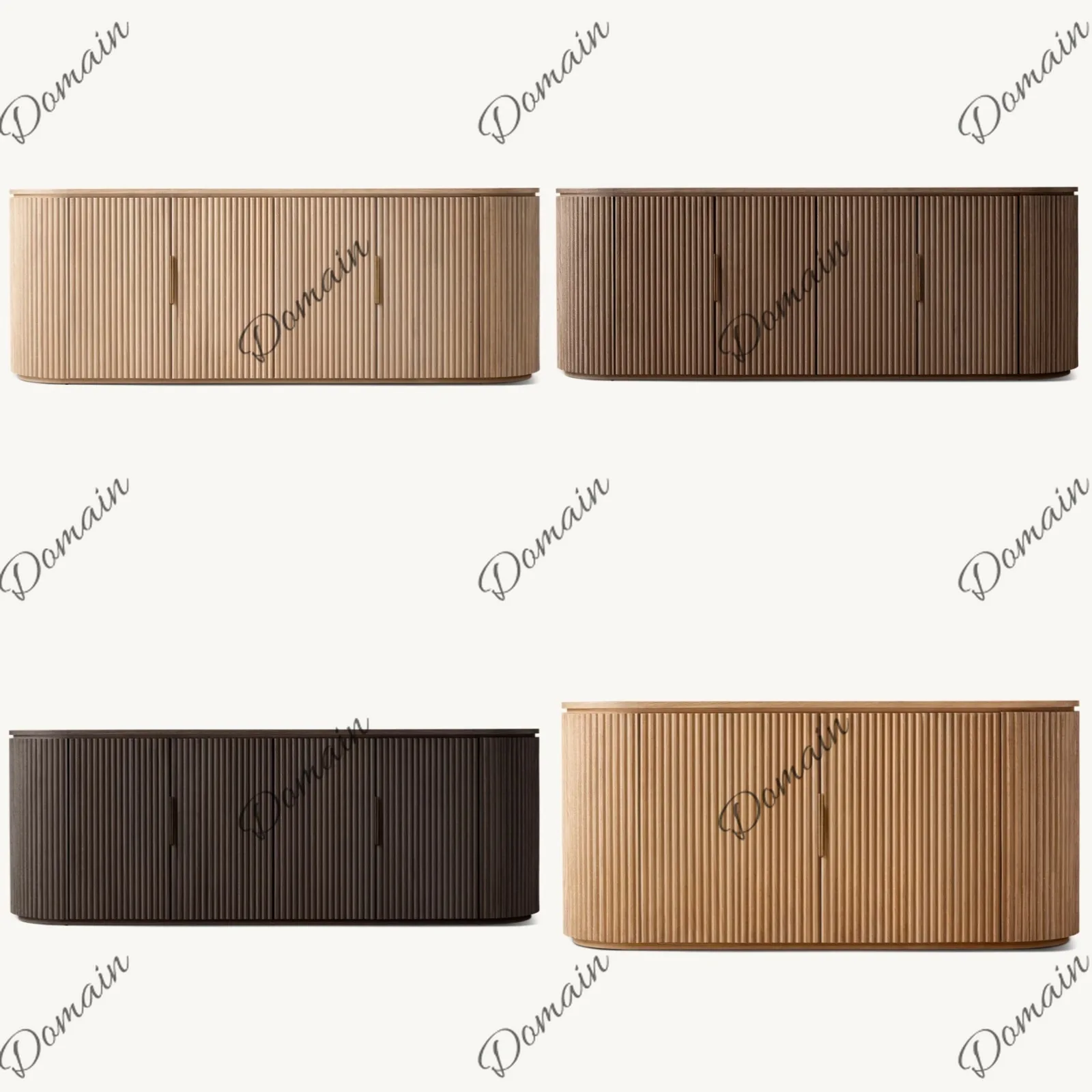 RH American Simple Solid Wood Storage TV Cabinet Living Room Furniture Sideboard Custom Factory
