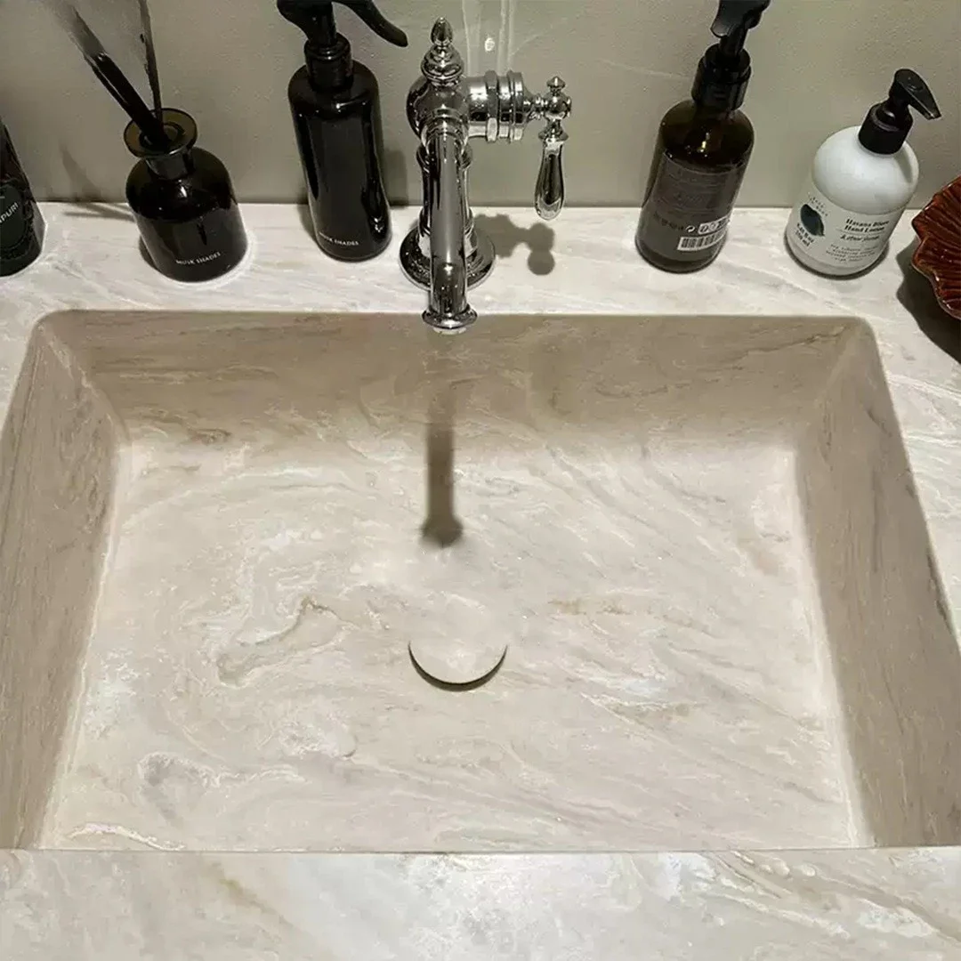 Amber Dune Color, Integrated, Color Basin Under the Counter Large Pool Washbasin Washstand