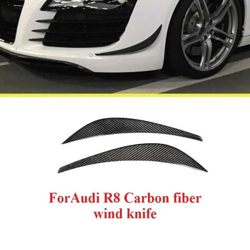 

High Quality Materials Suitable ForAudi R8 Carbon Fiber Front Bumper Side Wind Blade